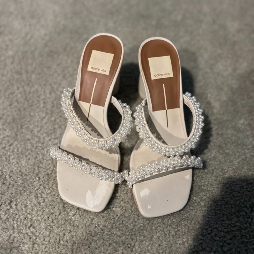 Dolce Vita Noel Heels Pearl Heels